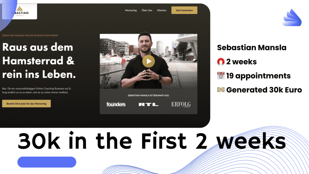 30k in the First 2 weeks